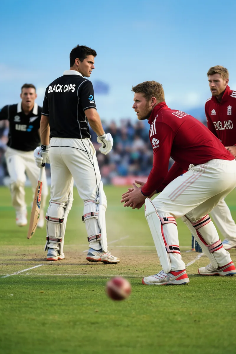 NZ Black Caps vs England Test